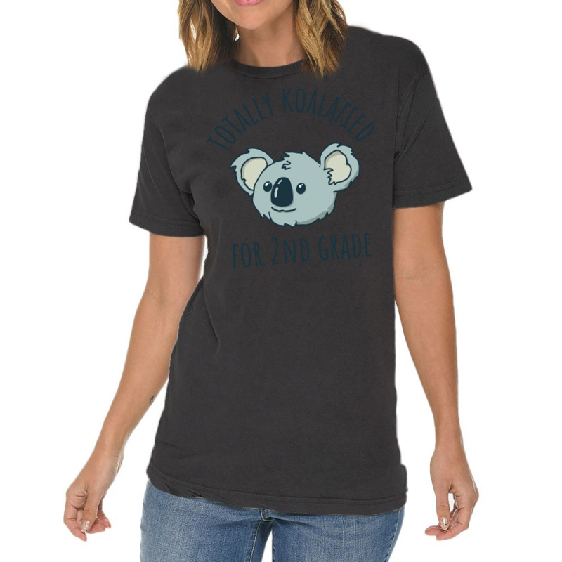 Second Grade Totally Koalafied Back To School Koal Vintage T-Shirt by tofigasaadnaj | Artistshot