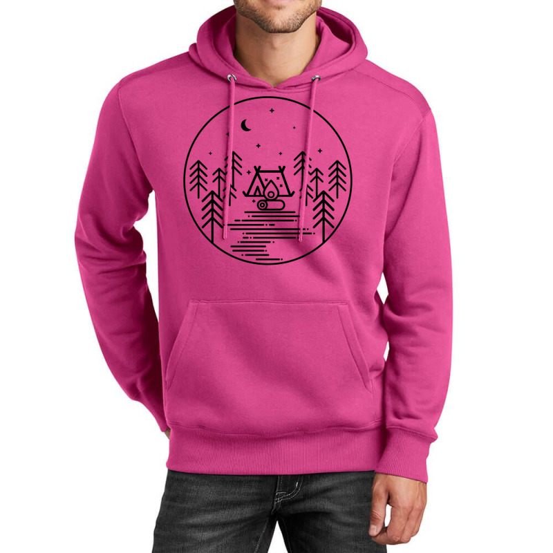 Camping Under The Stars Unisex Hoodie by reppeosiyahf | Artistshot