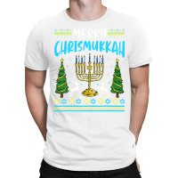 Merry Christmukkah Funny Jewish Hanukkah Christmas T-shirt | Artistshot