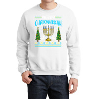 Merry Christmukkah Funny Jewish Hanukkah Christmas Crewneck Sweatshirt | Artistshot