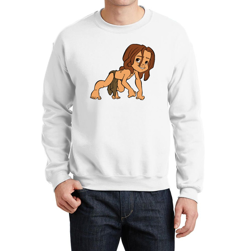 Young Tarzan Crewneck Sweatshirt | Artistshot