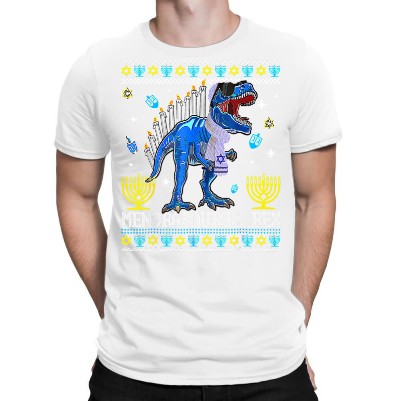 Menorasaurus Rex Hanukkah Chanukkah Menorah Jewish T-shirt | Artistshot