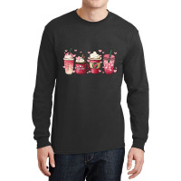 Valentine Coffee Heart Iced Coffee Lover Valentine Long Sleeve Shirts | Artistshot