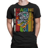 Imagine Fantastic Dragon Vintage Cool Art T-shirt | Artistshot