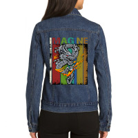 Imagine Fantastic Dragon Vintage Cool Art Ladies Denim Jacket | Artistshot