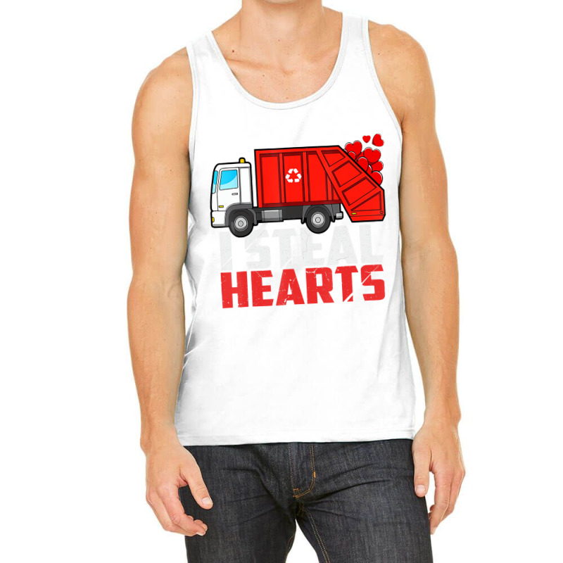 I Steal Hearts Garbage Truck Valentines Day Toddle Tank Top | Artistshot