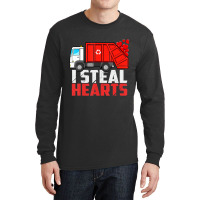 I Steal Hearts Garbage Truck Valentines Day Toddle Long Sleeve Shirts | Artistshot