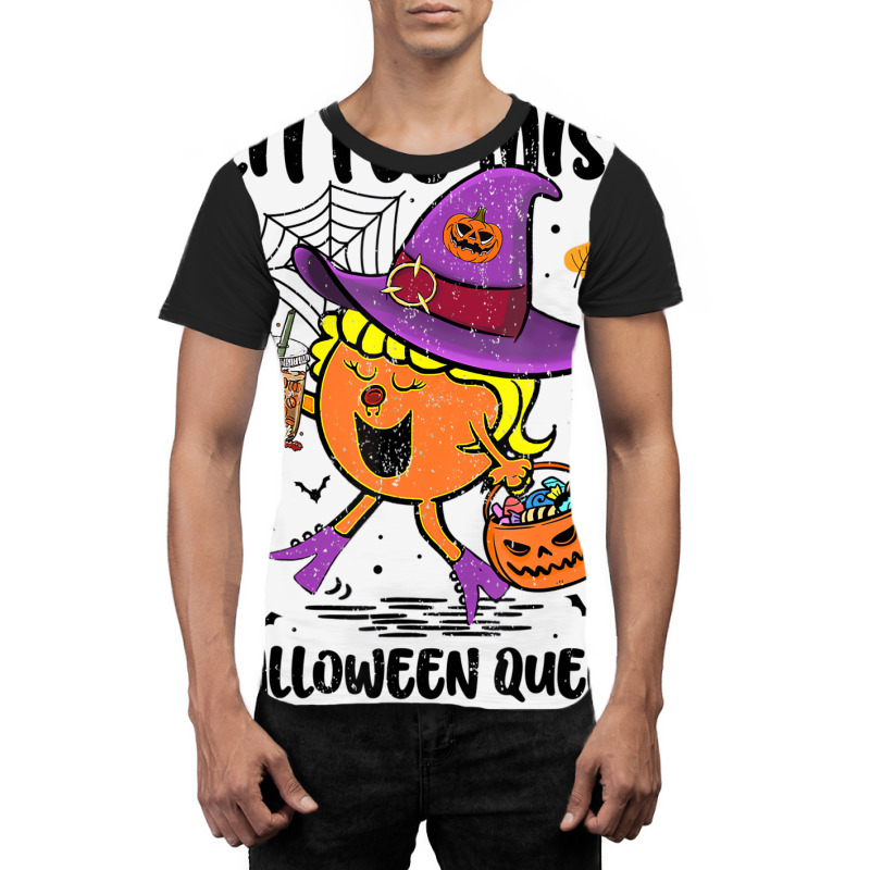 Little Miss Halloween Queen Pumpkin Vintage T Shir Graphic T-shirt | Artistshot