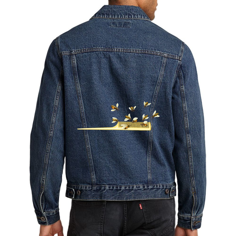 The Wrong Honeycomb Men Denim Jacket | Artistshot