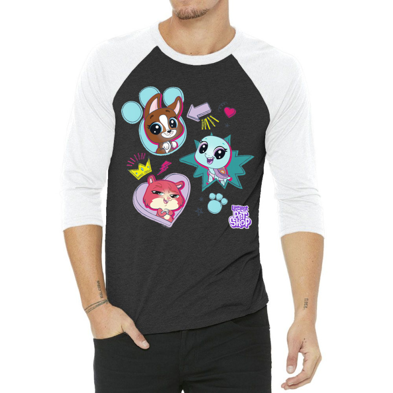 Littlest Pet Shop Pawsitively Cute Group T Shirt 3/4 Sleeve Shirt by kranendon | Artistshot