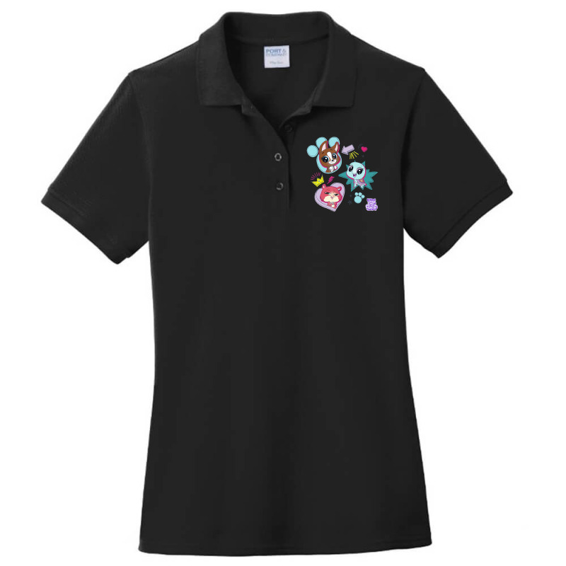 Littlest Pet Shop Pawsitively Cute Group T Shirt Ladies Polo Shirt by kranendon | Artistshot