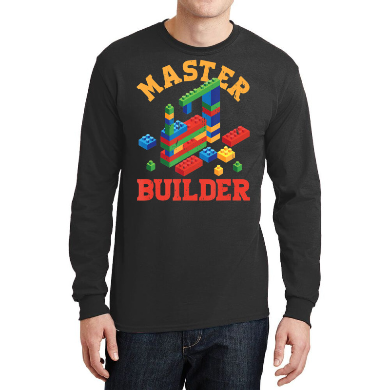 Master Builder Block Building Master Brick Builder Long Sleeve Shirts | Artistshot