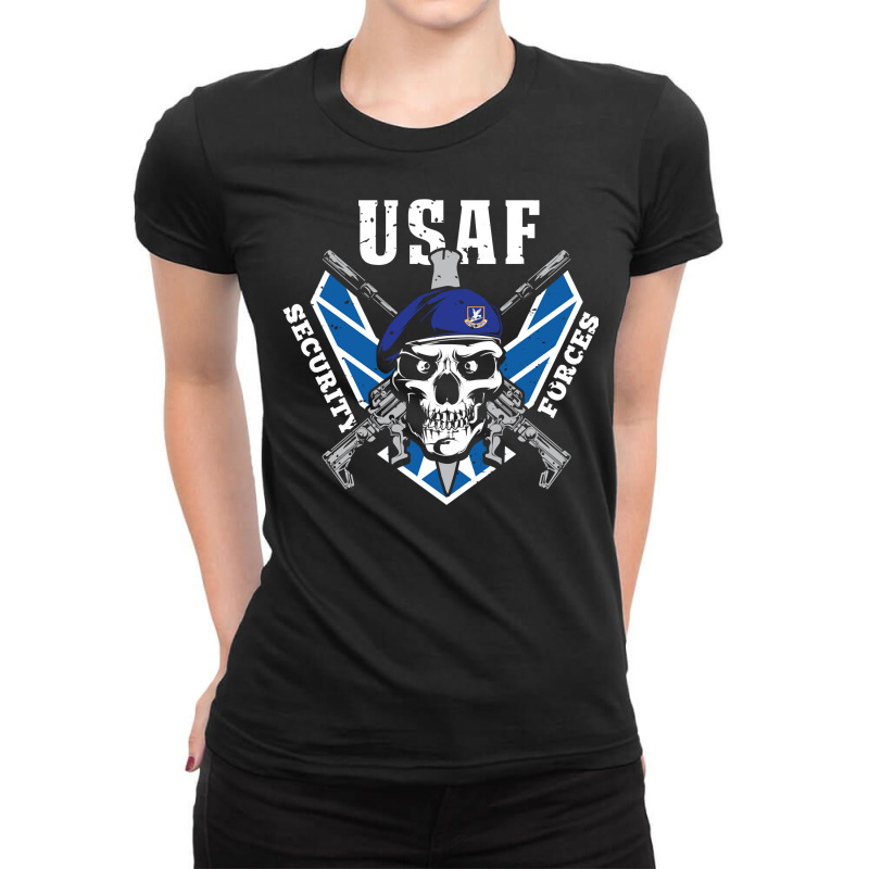 Us Air Force   Security Forces Pullover Hoodie Ladies Fitted T-Shirt by bantonjo | Artistshot