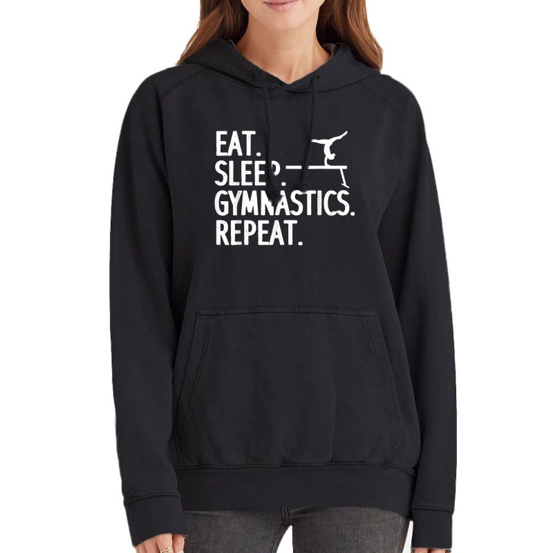 Funny Gymnastics For Women Girls Gymnast Handstand Vintage Hoodie by SusanLynnHartmann | Artistshot