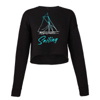 Sailing Gift Sailing Sailor Maritime Catamaran Cropped Sweater | Artistshot