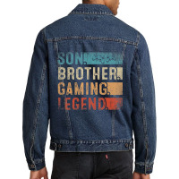 Gaming Gifts For Teenage Boys 8 12 Year Old Christ Men Denim Jacket | Artistshot