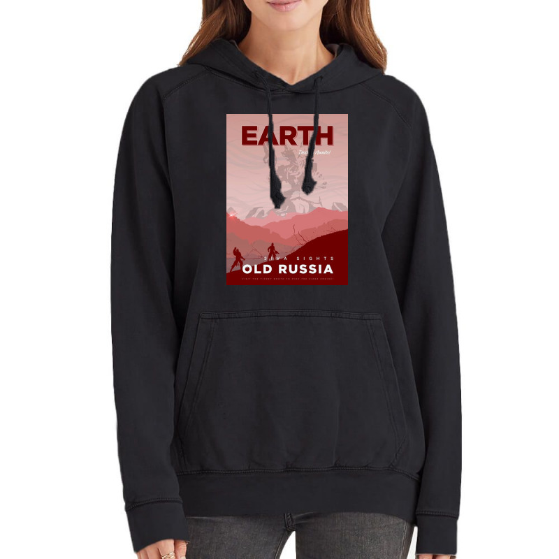 Destination Earth Vintage Hoodie | Artistshot