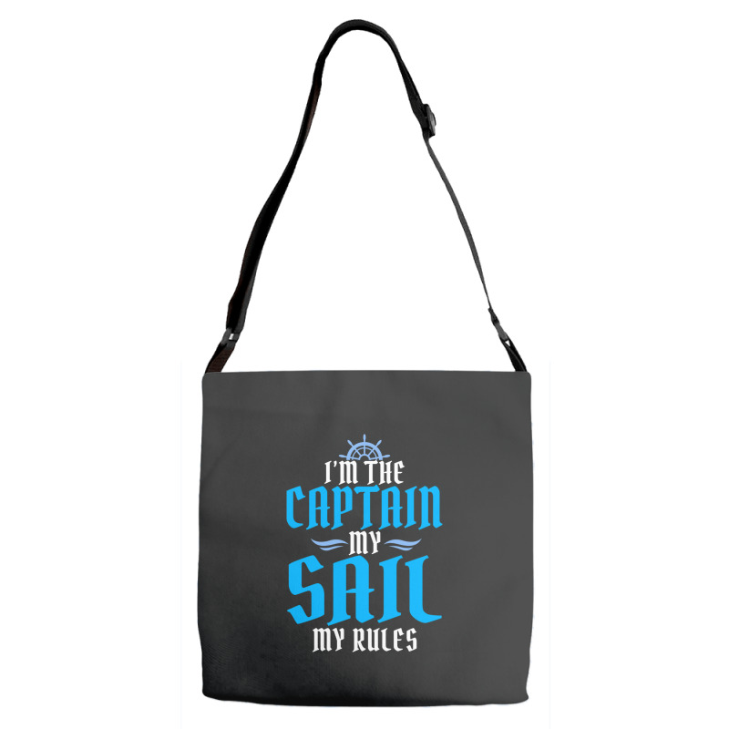 Sailing Sailboat Boat Sea Gift For Anglers Who Lov Adjustable Strap Totes | Artistshot