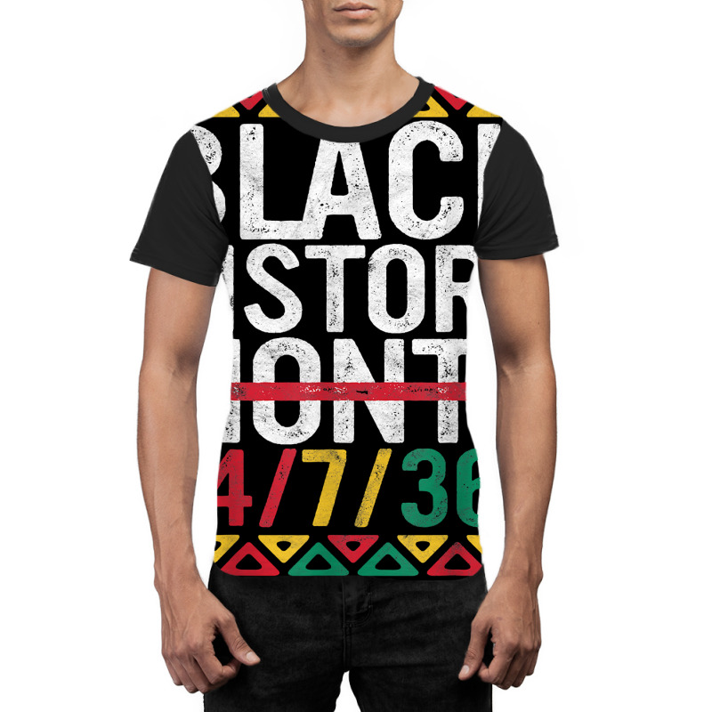 Black History Month 247365 Gift Pride African Amer Graphic T-shirt | Artistshot