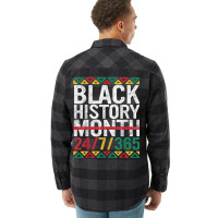 Black History Month 247365 Gift Pride African Amer Flannel Shirt | Artistshot