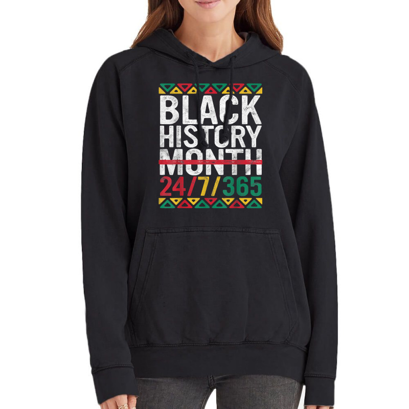 Black History Month 247365 Gift Pride African Amer Vintage Hoodie | Artistshot