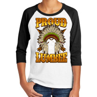 Proud To Be Lumbee Native American Headdress India Youth 3/4 Sleeve | Artistshot