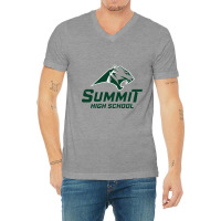 Summit High School V-neck Tee | Artistshot