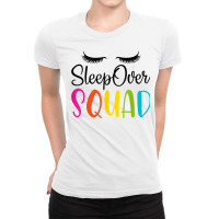 Sleepover Squad Slumber Party Cute Pajama Party Sl Ladies Fitted T-shirt | Artistshot