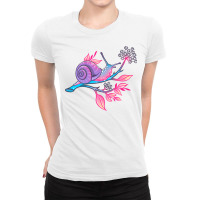 Snail Ladies Fitted T-shirt | Artistshot