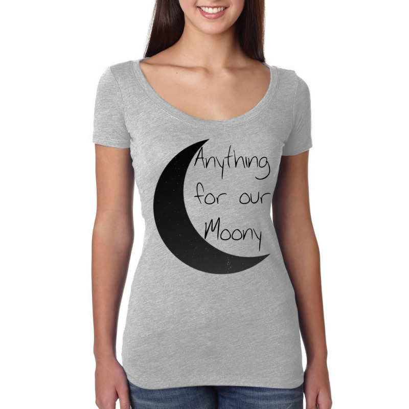 Anything For Our Moony All The Young Dudes Quote Women's Triblend Scoop T-shirt by clemontaingm | Artistshot