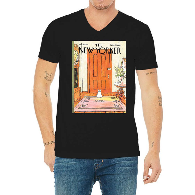 New Yorker Feb 4, 1974 V-neck Tee | Artistshot