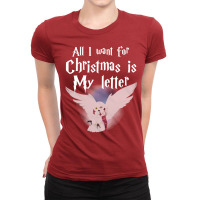 All I Want For Christmas Is 50 Ladies Fitted T-shirt | Artistshot