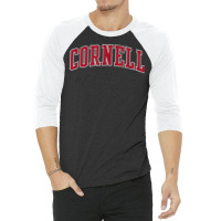 Cornell Big Red Apparel Neutral Game Day Arch T Sh 3/4 Sleeve Shirt | Artistshot