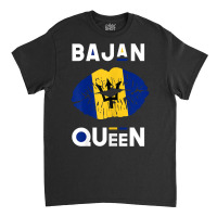 Womens Bajan Queen Shirt Barbados Flag Lips Barbad Classic T-shirt | Artistshot