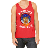 North Pole Flight Instructor! Funny Reindeer Lover Tank Top | Artistshot