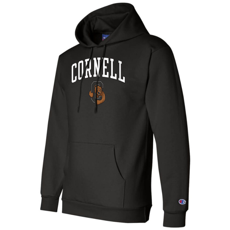 Womens Cornell Big Red Apparel Fan Favorite Arch R Champion Hoodie | Artistshot