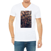 All The Books 1 V-neck Tee | Artistshot