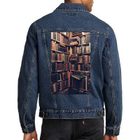 All The Books 1 Men Denim Jacket | Artistshot