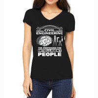 Civil Engineer Engineering Architect Construction  Women's V-neck T-shirt | Artistshot