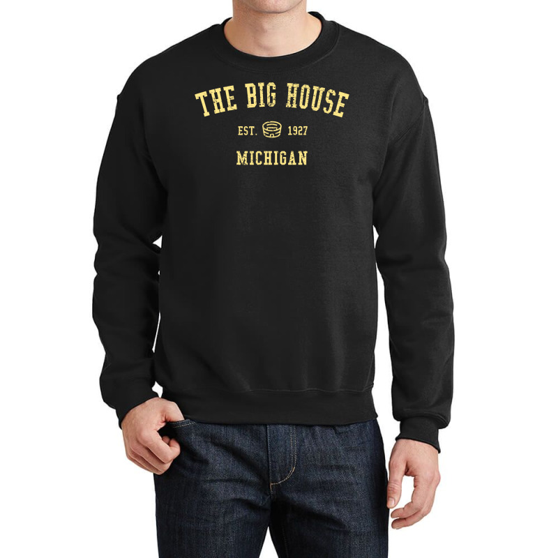 The Big House Michigan Crewneck Sweatshirt | Artistshot