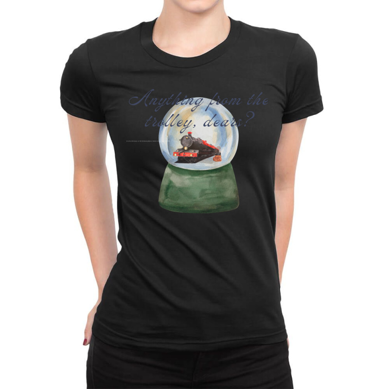 Anything From The Trolley Dears Ladies Fitted T-Shirt by wilktopick1 | Artistshot