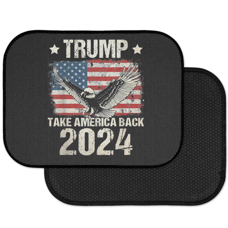 Trump 2024 Flag Take America Back Men Women Trump Rear Car Mat | Artistshot