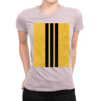 Black And Yellow Ladies Fitted T-shirt | Artistshot