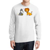 Badger And Lion Pair Long Sleeve Shirts | Artistshot