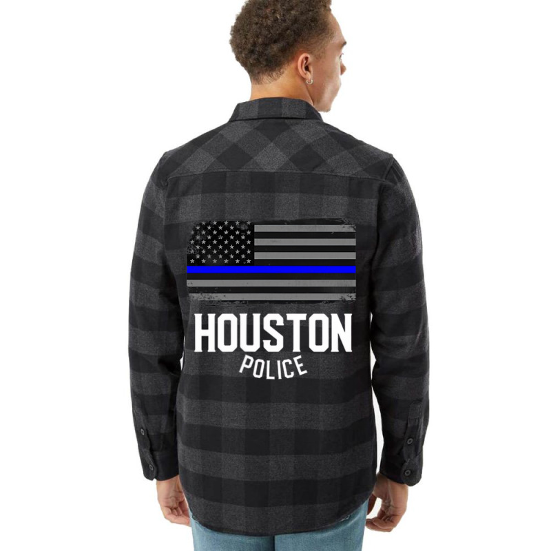 City Of Houston Police Officer Texas Policeman T S Flannel Shirt | Artistshot