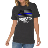 City Of Houston Police Officer Texas Policeman T S Vintage T-shirt | Artistshot