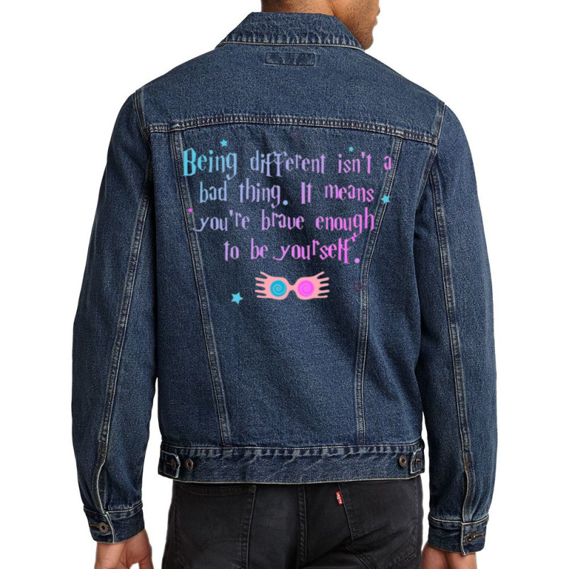 Being Different Is No Bad Thing  37 Men Denim Jacket by clemontaingm | Artistshot