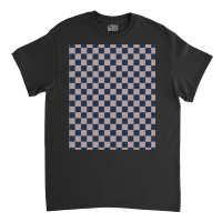 Blue And Grey Checks 1 Classic T-shirt | Artistshot