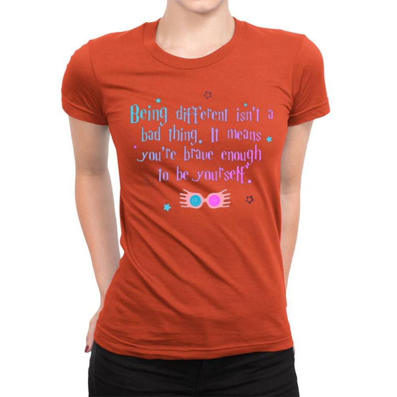 Being Different Is No Bad Thing  11 Ladies Fitted T-Shirt by laphammerlox | Artistshot