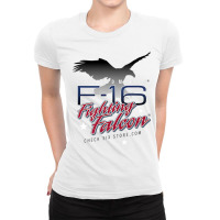 F 16 Fighting Falcon Viper Defending Liberty T Shi Ladies Fitted T-shirt | Artistshot